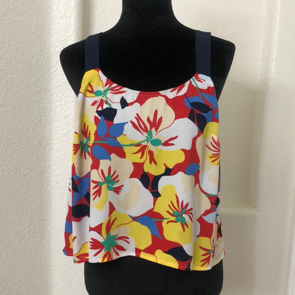Tommy Hilfiger Hawaiian Floral Tank Top Size M
